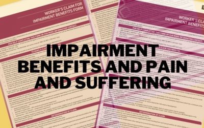 Can I claim an impairment benefit and compensation for pain and suffering?