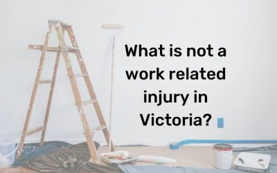 What is a non work related injury in Victoria?