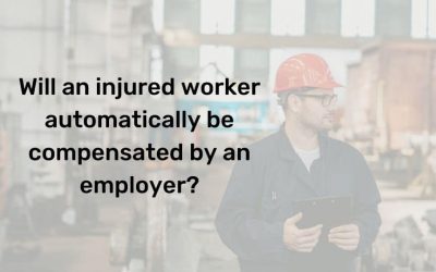 Will an employee injured at work automatically receive compensation from their employer?