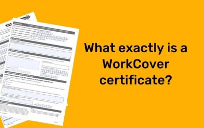 What is a WorkCover certificate?