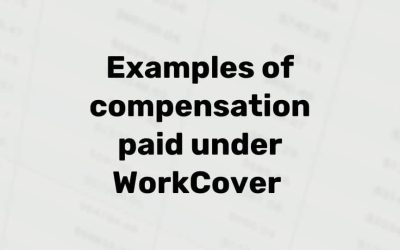 WorkCover payout examples