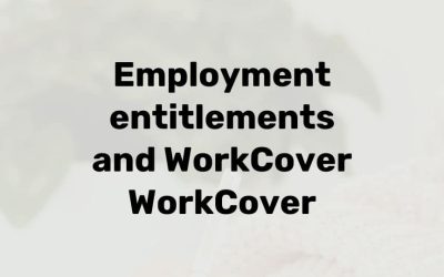 Employment entitlements and WorkCover (Vic)