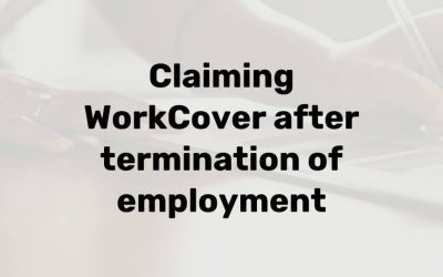 Can I claim workers compensation after termination?