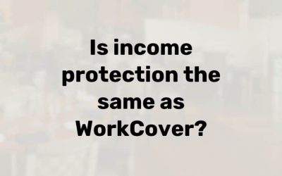 Is income protection the same as workers compensation?