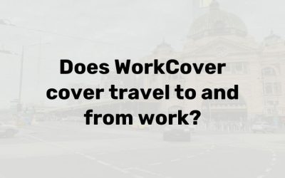 Does workcover cover travel to and from work in Victoria?