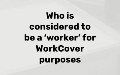 WorkCover – who is a worker?