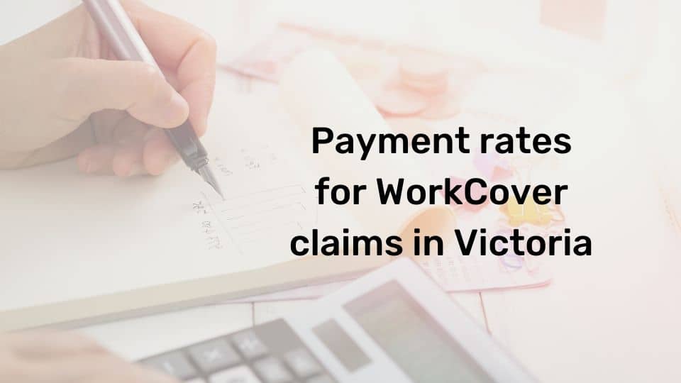 WorkCover payment rates