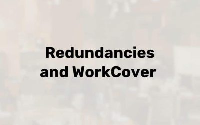 WorkCover and redundancy